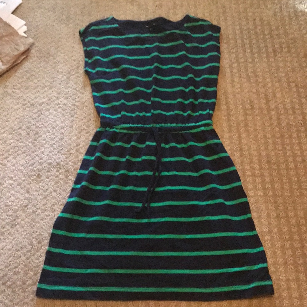 Drawstring Waist Striped GAP Dress